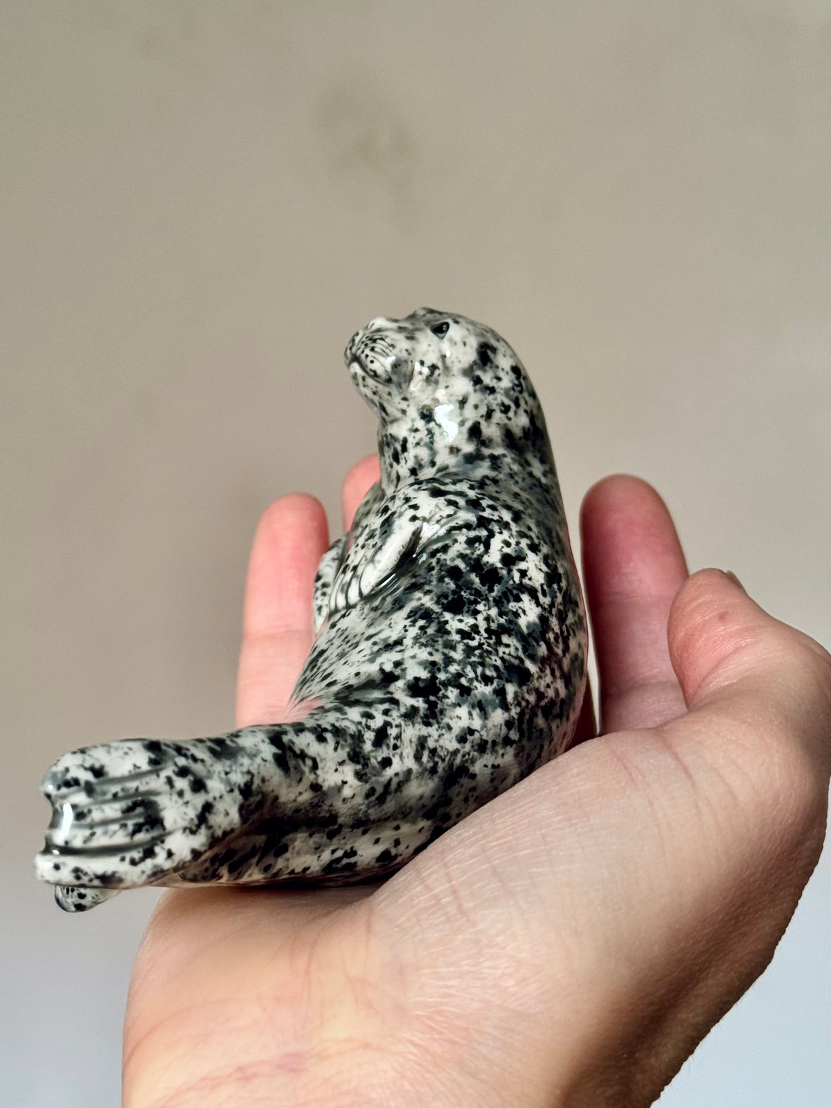 Ceramic Seal Figurine