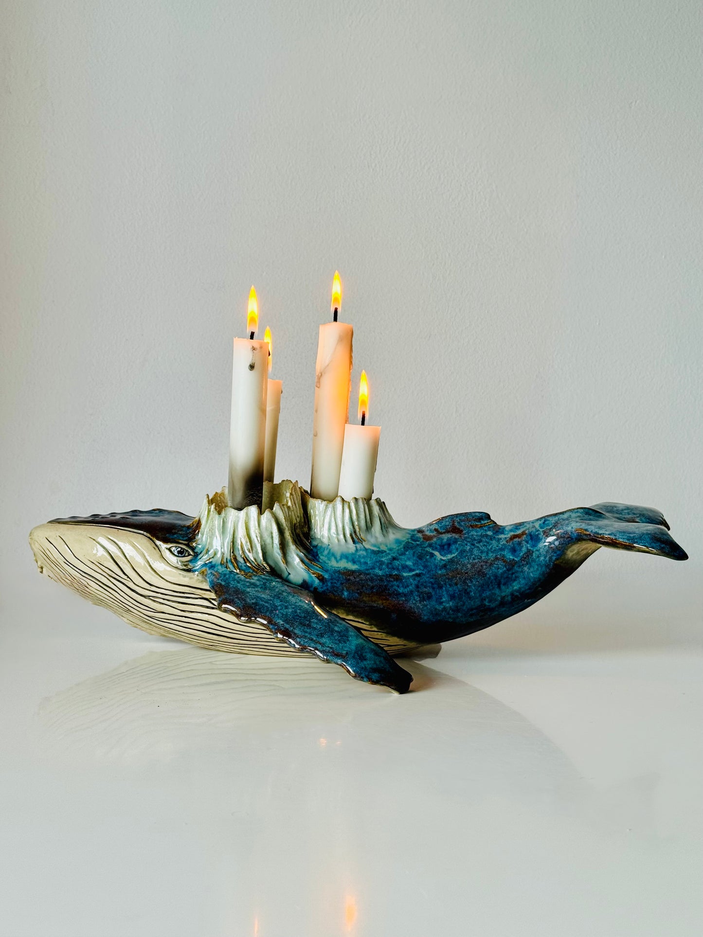 Humpback Whale Candle Holder