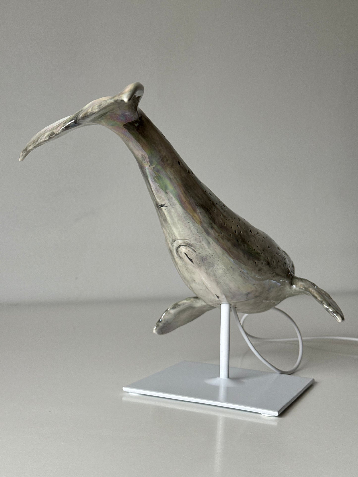 Gray whale lamp