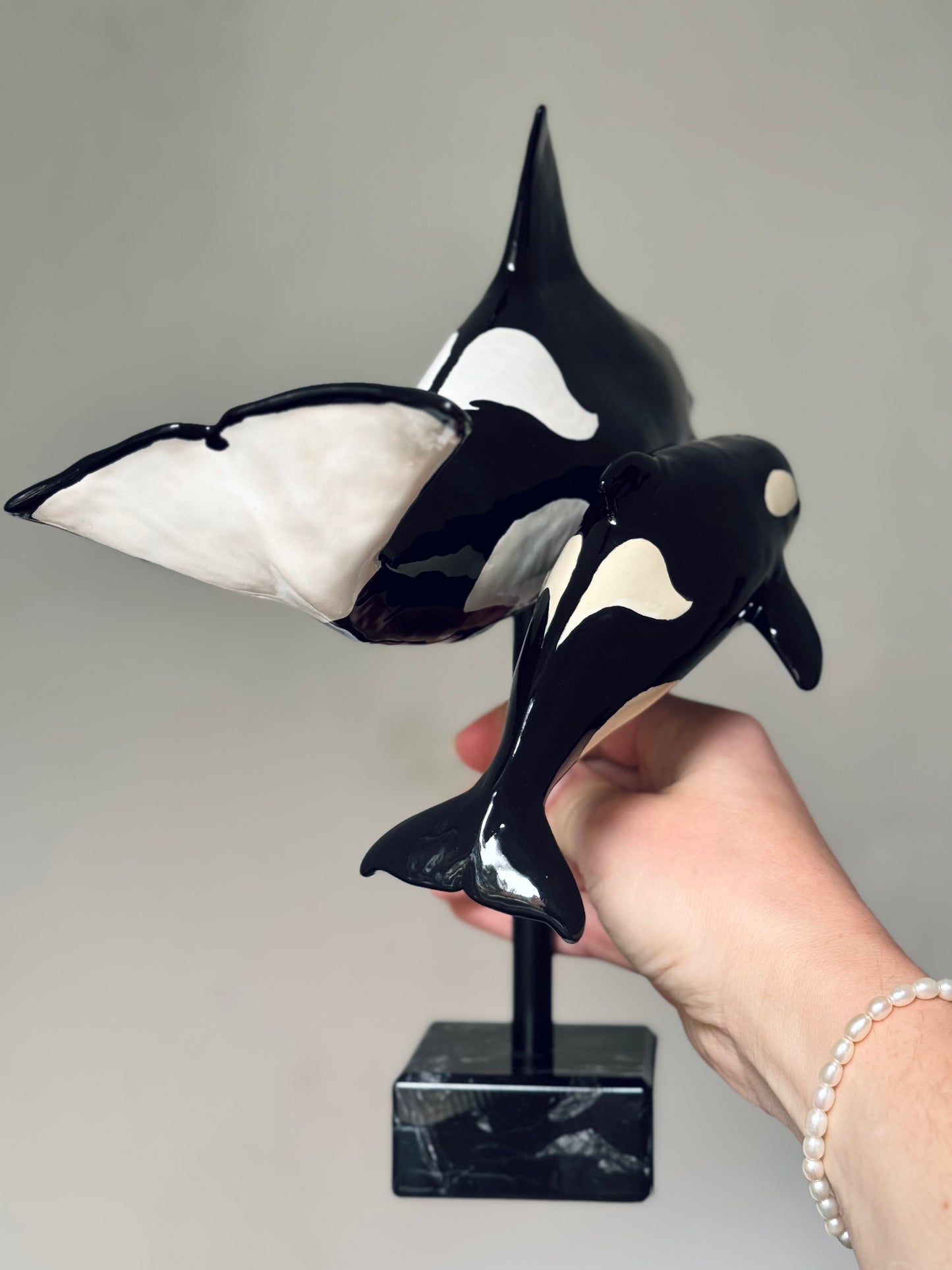 Mother and Calf Orcas