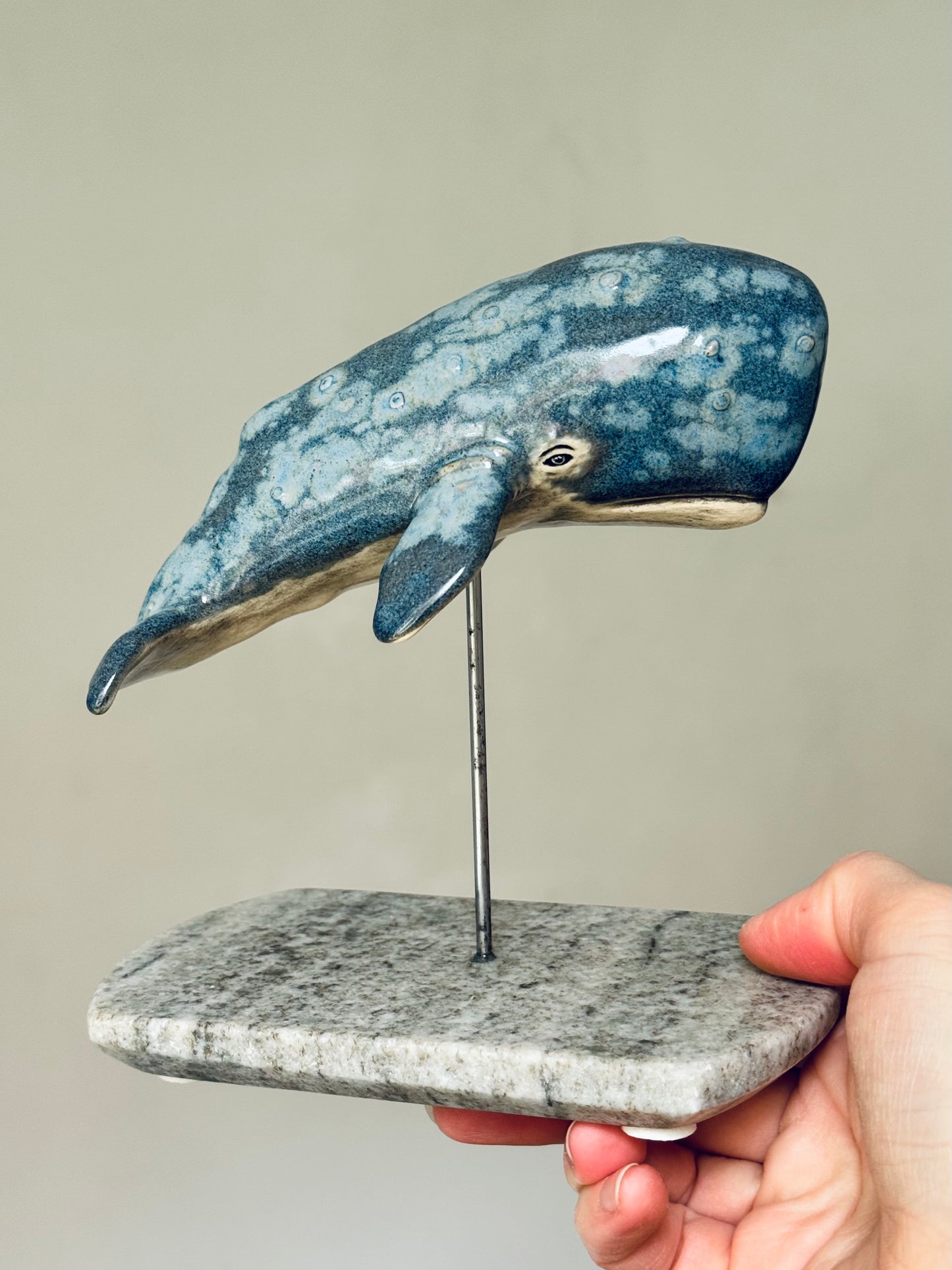 Cachalot on a stand