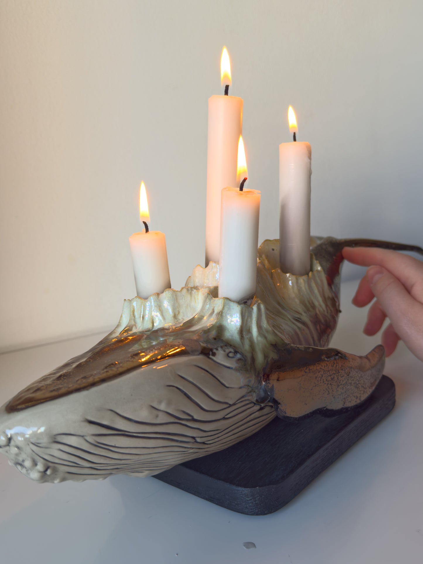 Humpback Whale Candle Holder