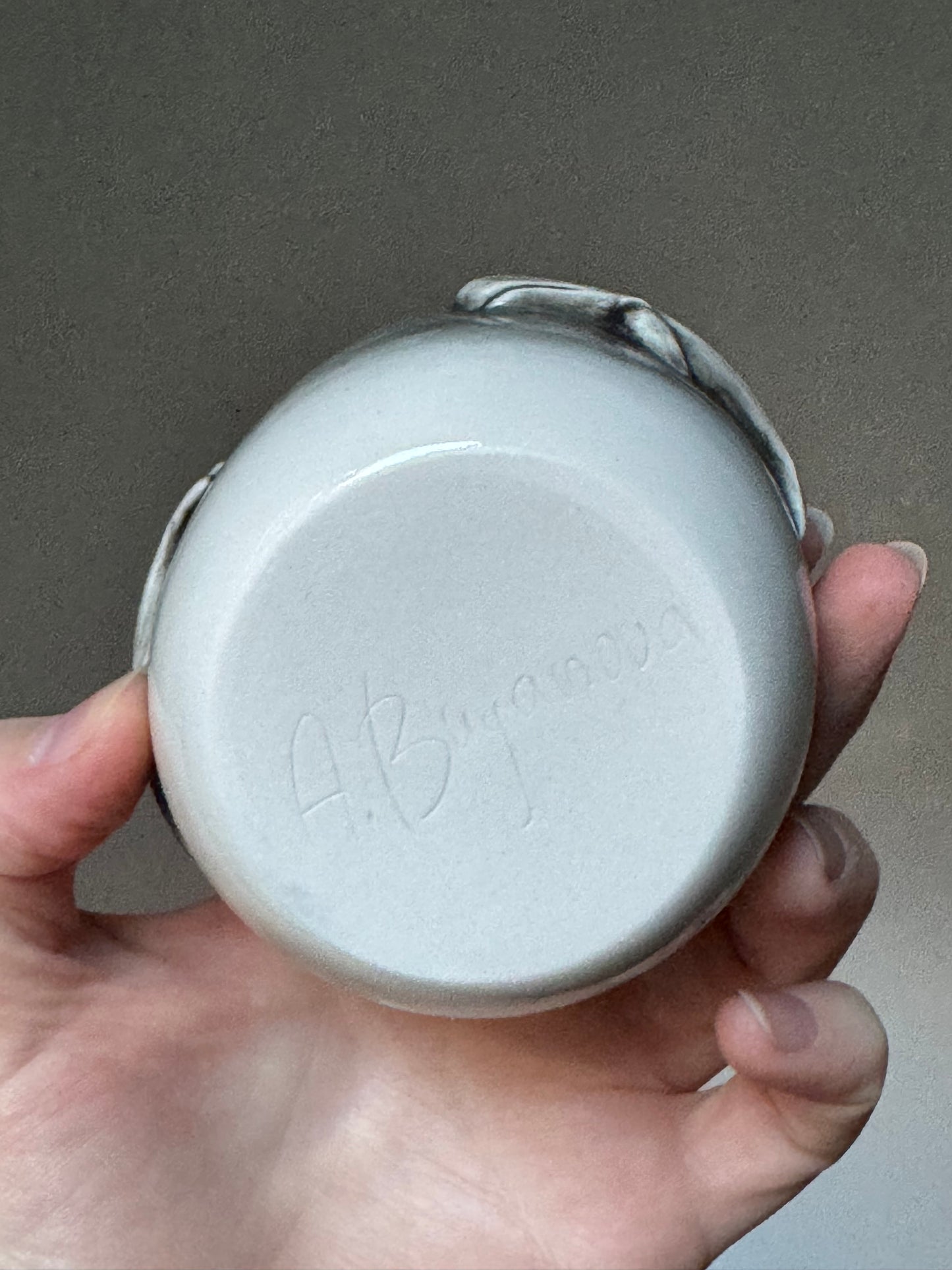 Porcelain Sperm Whale Cup