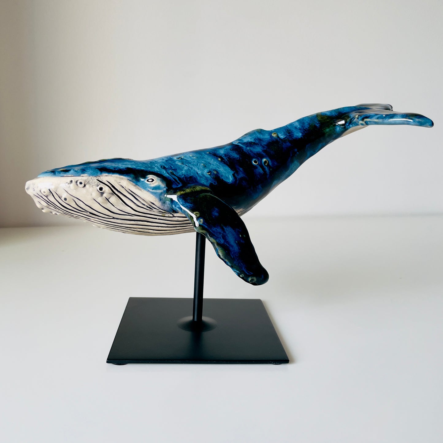 Humpback Whale on a metal stand
