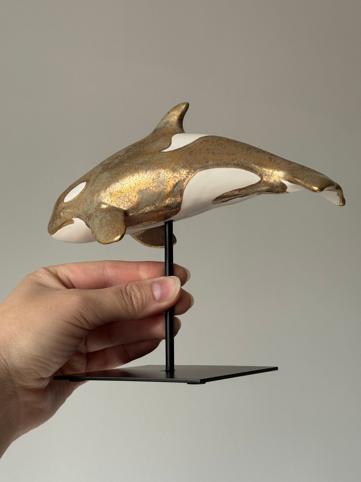 Matte Gold Baby Orca