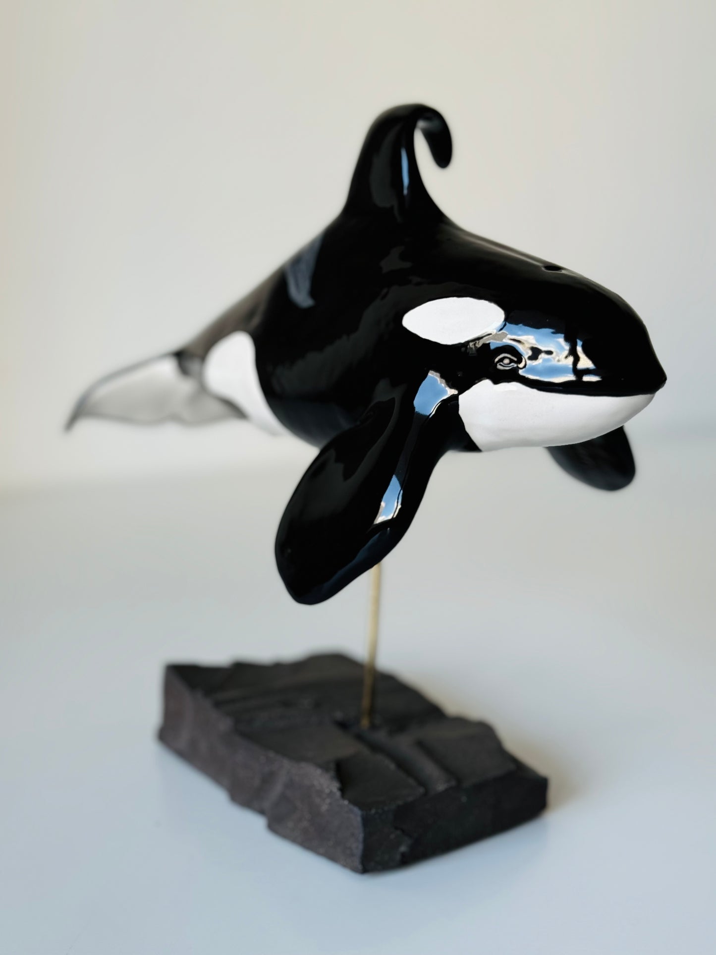 Orca Willy on a Stand