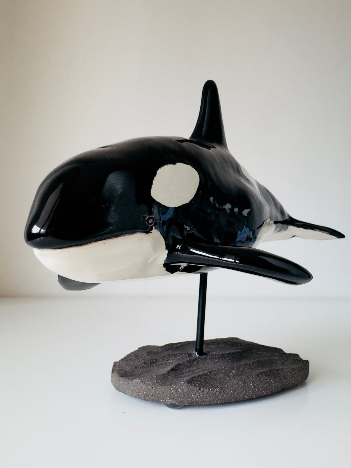 Orca on a ceramic stand