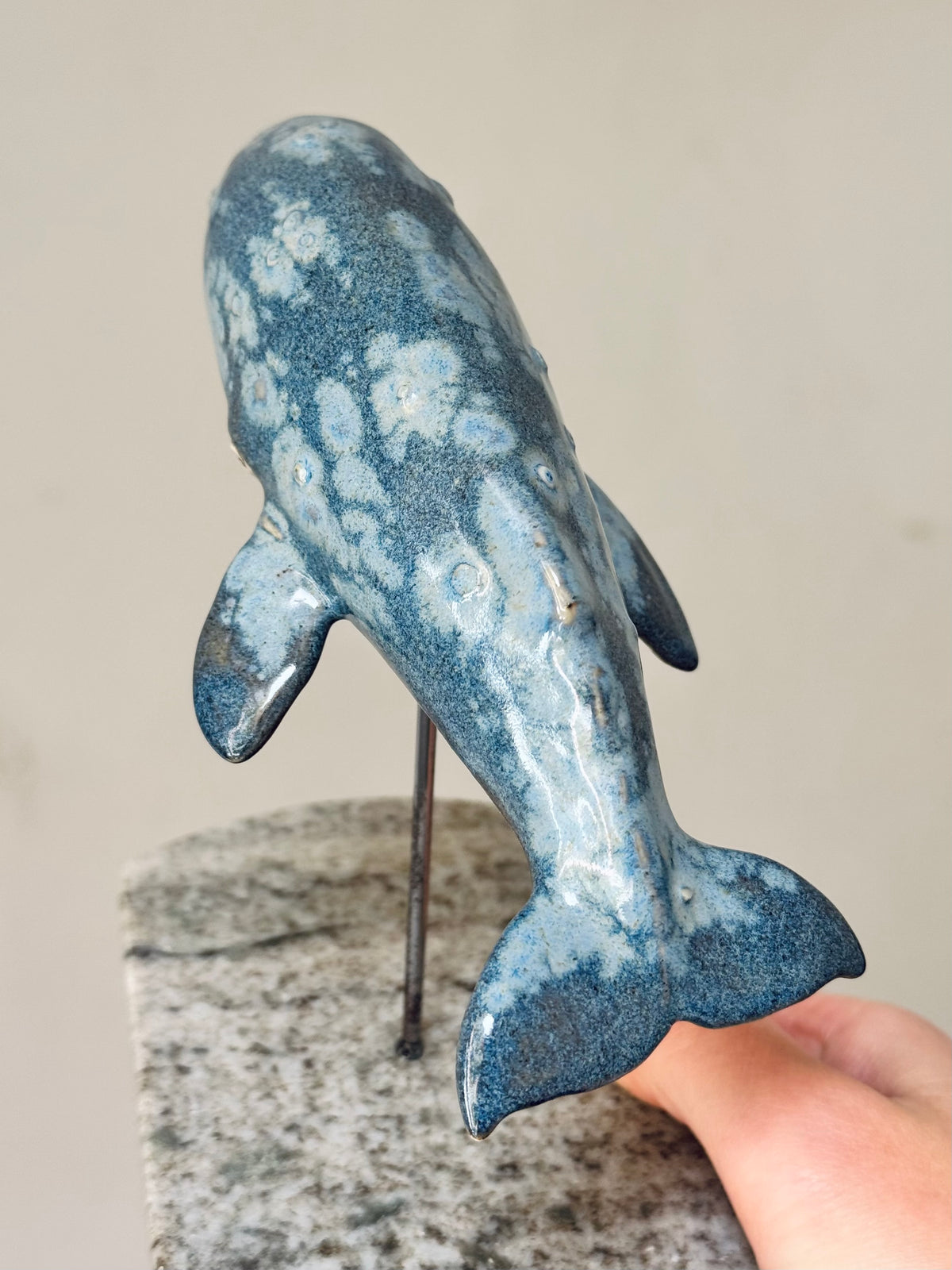 Cachalot on a stand