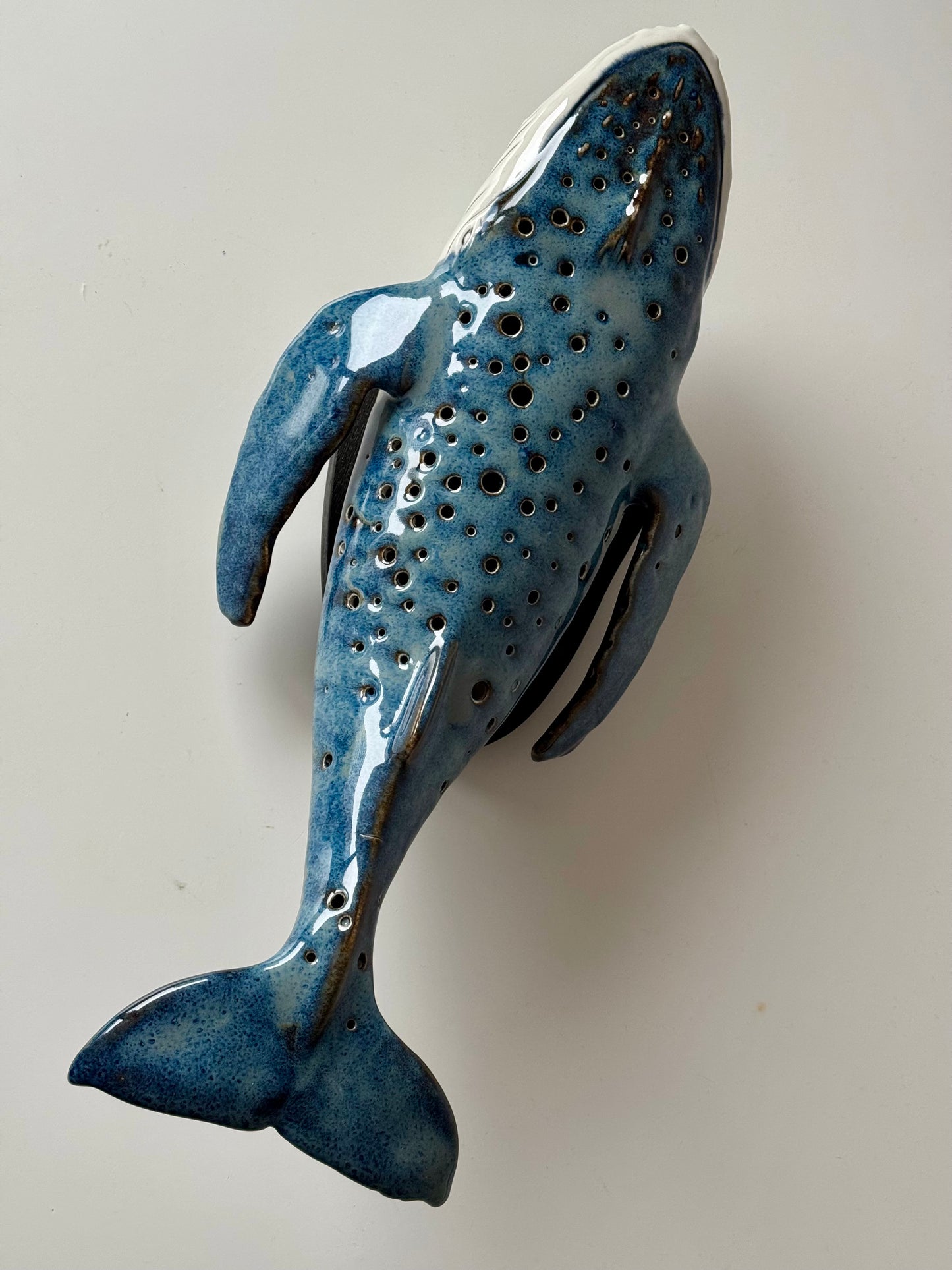 Porcelain Whale Lamp