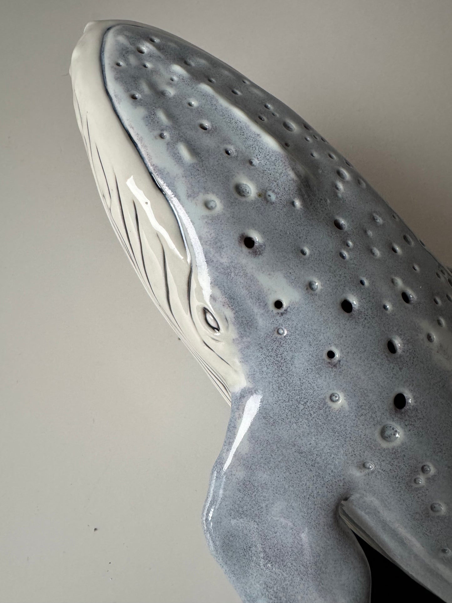 Porcelain Whale Lamp