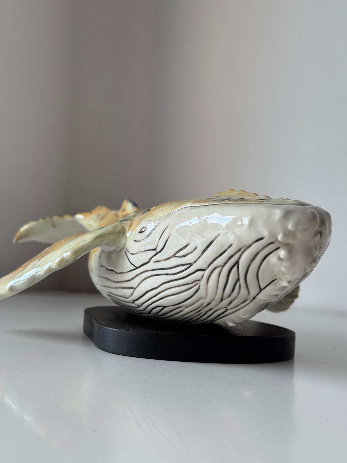 Porcelain Whale Lamp