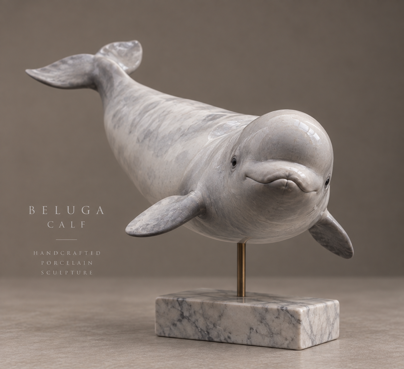Porcelain Beluga Calf